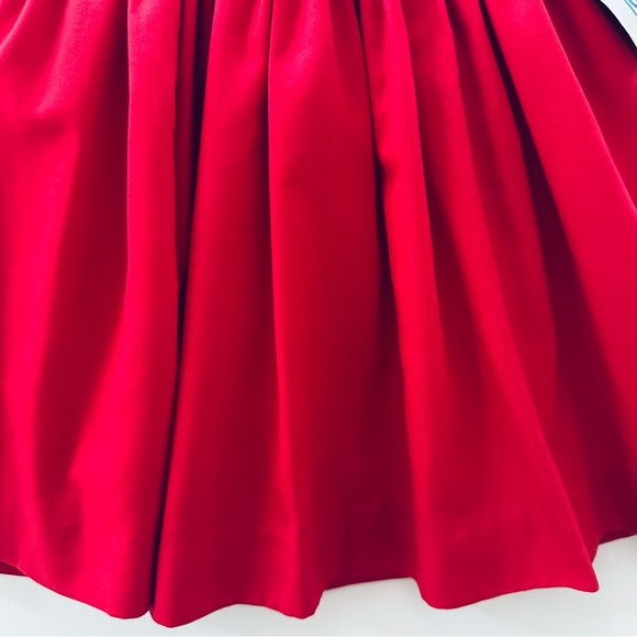 Luli & Me 12 Months Baby Girl Red Hand Smocked Dress Holiday NWT - Picture 8 of 8